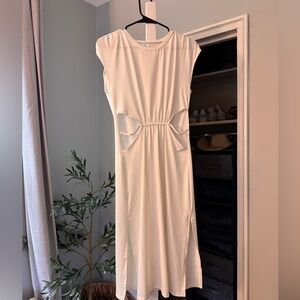White Cutout Dress